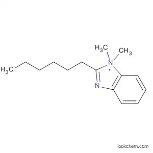 Molecular Structure of 137692-22-9 (1H-Benzimidazole, 2-hexyldimethyl-)