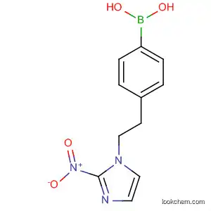 Molecular Structure of 137756-88-8 (Boronic acid, [4-[2-(2-nitro-1H-imidazol-1-yl)ethyl]phenyl]-)