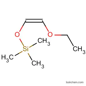 Molecular Structure of 137768-35-5 (Silane, [(2-ethoxyethenyl)oxy]trimethyl-, (Z)-)