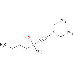 Molecular Structure of 137935-95-6 (1-Heptyn-3-ol, 1-(diethylamino)-3-methyl-)