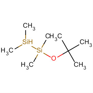 Molecular Structure of 137938-35-3 (Disilane, 1-(1,1-dimethylethoxy)-1,1,2,2-tetramethyl-)