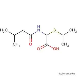 Molecular Structure of 138219-36-0 (Acetic acid, [(1-methylethyl)thio][(3-methyl-1-oxobutyl)amino]-)
