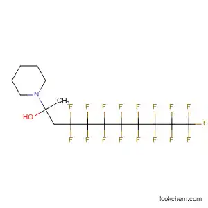 Molecular Structure of 138219-67-7 (1-Piperidineethanol,
a-(2,2,3,3,4,4,5,5,6,6,7,7,8,8,9,9,9-heptadecafluorononyl)-)
