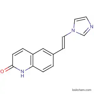 Molecular Structure of 138260-94-3 (2(1H)-Quinolinone, 6-[2-(1H-imidazol-1-yl)ethenyl]-, (E)-)