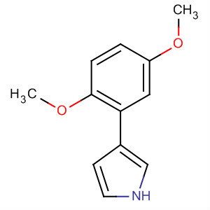 Molecular Structure of 138572-37-9 (1H-Pyrrole, 3-(2,5-dimethoxyphenyl)-)