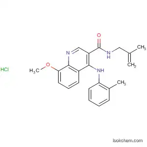 3-Quinolinecarboxamide,
8-methoxy-4-[(2-methylphenyl)amino]-N-(2-methyl-2-propenyl)-,
monohydrochloride