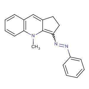 Molecular Structure of 138593-59-6 (1H-Cyclopenta[b]quinoline, 2,4-dihydro-4-methyl-3-(phenylazo)-)