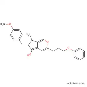 5-Benzofuranol,
2,3-dihydro-2-[(4-methoxyphenyl)methyl]-3-methyl-6-(3-phenoxypropyl)-
