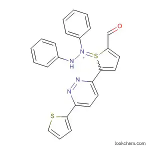 Molecular Structure of 138911-41-8 (2-Thiophenecarboxaldehyde, 5-[6-(2-thienyl)-3-pyridazinyl]-,
diphenylhydrazone)