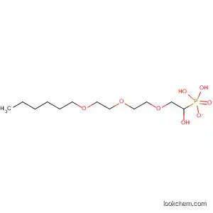 Molecular Structure of 138936-38-6 (Ethanol, 2-[2-[2-(hexyloxy)ethoxy]ethoxy]-, dihydrogen phosphate)