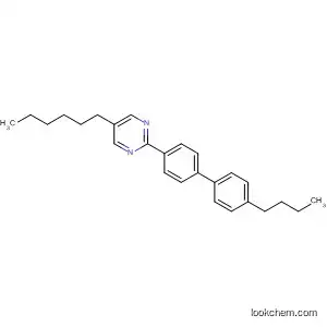 Molecular Structure of 138955-21-2 (Pyrimidine, 2-(4'-butyl[1,1'-biphenyl]-4-yl)-5-hexyl-)