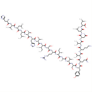 Molecular Structure of 138967-09-6 (L-Leucine,
L-histidyl-L-valyl-L-leucyl-L-leucyl-L-threonyl-L-histidyl-L-threonyl-L-isoleucyl
-L-seryl-L-arginyl-L-isoleucyl-L-alanyl-L-valyl-L-seryl-L-tyrosyl-L-glutaminyl-L
-threonyl-L-lysyl-L-valyl-L-asparaginyl-L-leucyl-)