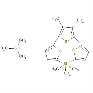 Molecular Structure of 138983-70-7 (Silane, (3',4'-dimethyl[2,2':5',2''-terthiophene]-5,5''-diyl)bis[trimethyl-)
