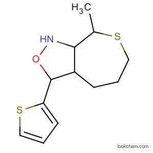 Thieno[2',3':2,3]thiepino[4,5-c]isoxazole, 3,3a,4,5-tetrahydro-8-methyl-