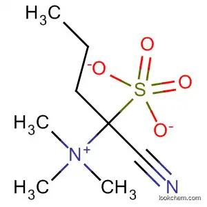 Molecular Structure of 139054-87-8 (1-Propanaminium, 1-cyano-N,N,N-trimethyl-, methyl sulfate)