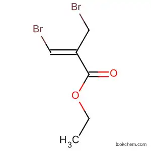 Molecular Structure of 139060-14-3 (2-Propenoic acid, 3-bromo-2-(bromomethyl)-, ethyl ester, (Z)-)