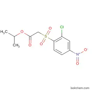 Molecular Structure of 139326-50-4 (Acetic acid, [(2-chloro-4-nitrophenyl)sulfonyl]-, 1-methylethyl ester)