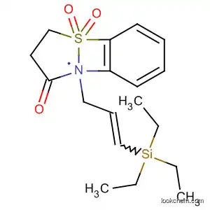 Molecular Structure of 139331-16-1 (1,2-Benzisothiazol-3(2H)-one, 2-[3-(triethylsilyl)-2-propenyl]-,
1,1-dioxide)