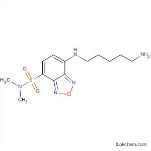 Molecular Structure of 139332-65-3 (2,1,3-Benzoxadiazole-4-sulfonamide,
7-[(5-aminopentyl)amino]-N,N-dimethyl-)