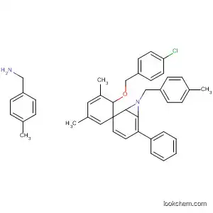 Molecular Structure of 139337-71-6 (Benzenemethanamine,
N,N'-[[5-[(4-chlorophenyl)methoxy]-2,4-dimethyl-1,3-pentadiene-1,5-diyl
]di-4,1-phenylene]bis[4-methyl-)