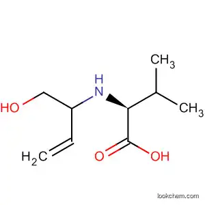 Molecular Structure of 139339-60-9 (L-Valine, N-[1-(hydroxymethyl)-2-propenyl]-)