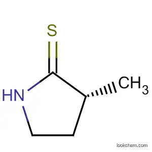 Molecular Structure of 139339-79-0 (2-Pyrrolidinethione, 3-methyl-, (R)-)