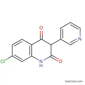 Molecular Structure of 139422-06-3 (2,4(1H,3H)-Quinolinedione, 7-chloro-3-(3-pyridinyl)-)