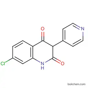 Molecular Structure of 139422-07-4 (2,4(1H,3H)-Quinolinedione, 7-chloro-3-(4-pyridinyl)-)