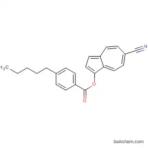 Molecular Structure of 139423-58-8 (Benzoic acid, 4-pentyl-, 6-cyano-2-azulenyl ester)