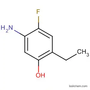 Molecular Structure of 139443-59-7 (Phenol, 5-amino-2-ethyl-4-fluoro- (9CI))