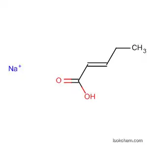 2-Pentenoic acid, sodium salt, (E)-