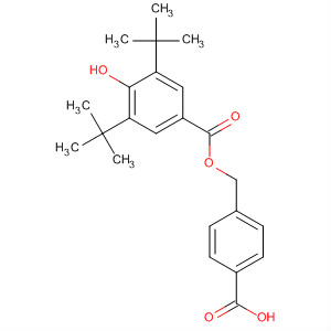 Molecular Structure of 139611-76-0 (Benzoic acid, 3,5-bis(1,1-dimethylethyl)-4-hydroxy-,
(4-carboxyphenyl)methyl ester)