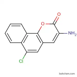 Molecular Structure of 139613-84-6 (2H-Naphtho[1,2-b]pyran-2-one, 3-amino-6-chloro-)