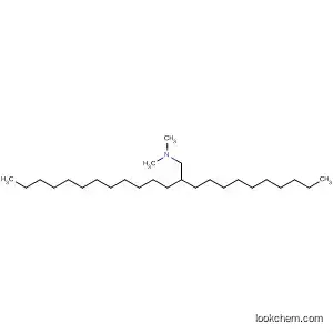 Molecular Structure of 139615-40-0 (1-Tetradecanamine, 2-decyl-N,N-dimethyl-)