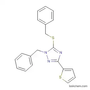 1H-1,2,4-Triazole, 1-(phenylmethyl)-5-[(phenylmethyl)thio]-3-(2-thienyl)-