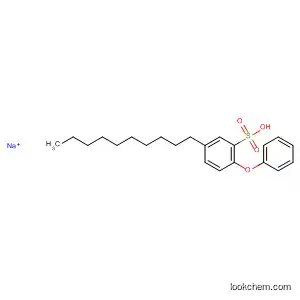 Molecular Structure of 139749-17-0 (Benzenesulfonic acid, 5-decyl-2-phenoxy-, sodium salt)