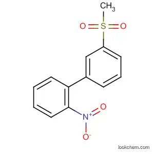 Molecular Structure of 139768-98-2 (1,1'-Biphenyl, 3'-(methylsulfonyl)-2-nitro-)