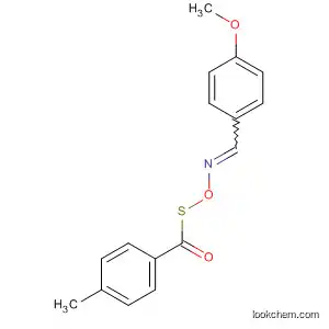 Benzaldehyde, 4-methoxy-, S-(4-methylbenzoyl)thiooxime