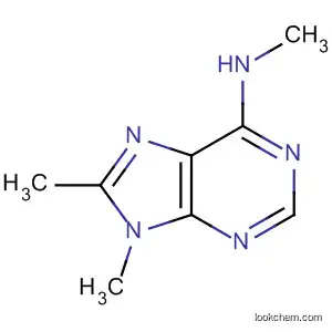 Molecular Structure of 139909-51-6 (9H-Purin-6-amine, N,8,9-trimethyl-)