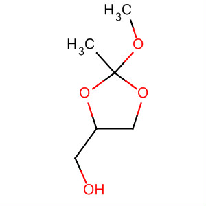 Molecular Structure of 139995-54-3 (1,3-Dioxolane-4-methanol, 2-methoxy-2-methyl-)