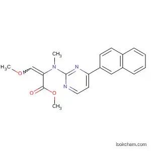 2-Propenoic acid,
3-methoxy-2-[methyl[4-(2-naphthalenyl)-2-pyrimidinyl]amino]-, methyl
ester