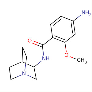 Molecular Structure of 140163-51-5 (Benzamide, 4-amino-N-1-azabicyclo[2.2.2]oct-3-yl-2-methoxy-, (R)-)