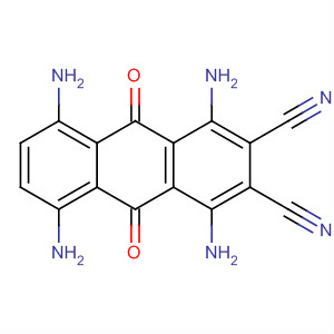 Molecular Structure of 140165-45-3 (2,3-Anthracenedicarbonitrile,
1,4,5,8-tetraamino-9,10-dihydro-9,10-dioxo-)