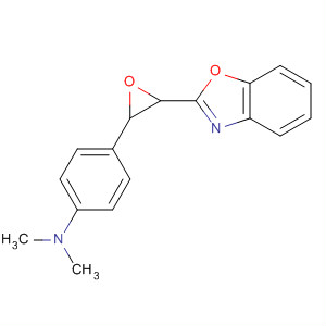 Molecular Structure of 140230-30-4 (Benzenamine, 4-[3-(2-benzoxazolyl)oxiranyl]-N,N-dimethyl-)