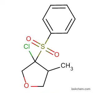 Molecular Structure of 140438-23-9 (Furan, 3-chlorotetrahydro-4-methyl-3-(phenylsulfonyl)-)