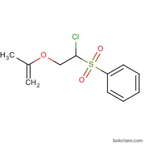 Molecular Structure of 140438-27-3 (Benzene, [[1-chloro-2-(2-propenyloxy)ethyl]sulfonyl]-)