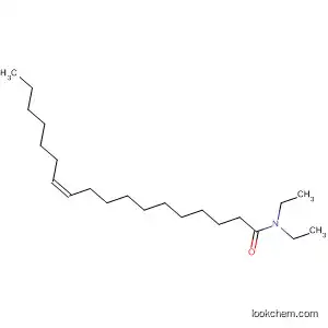Molecular Structure of 140484-71-5 (11-Octadecenamide, N,N-diethyl-, (Z)-)
