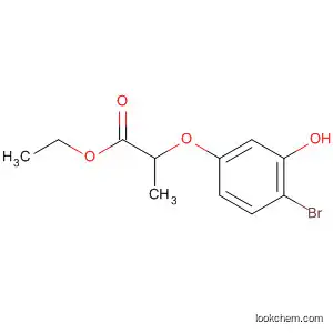 Propanoic acid, 2-(4-bromo-3-hydroxyphenoxy)-, ethyl ester