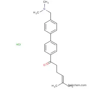 4-Hexen-1-one,
1-[4'-[(dimethylamino)methyl][1,1'-biphenyl]-4-yl]-5-methyl-,
hydrochloride