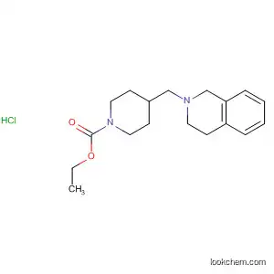 Molecular Structure of 140646-67-9 (1-Piperidinecarboxylic acid,
4-[(3,4-dihydro-2(1H)-isoquinolinyl)methyl]-, ethyl ester,
monohydrochloride)